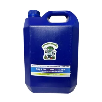 &Aacute;cido Hipocloroso (HOCl) 5 Litros | Biocida Natural Biodegradable y Desinfectante de Alto Poder